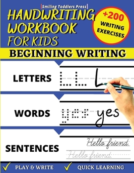 Paperback Handwriting Workbook for Kids: Fun, Engaging & Comprehensive Way To Learn Handwriting Book