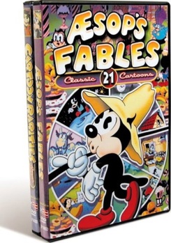 DVD Cartoon Rarities Aesop's Fables Collection Book