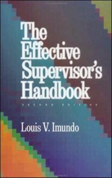 Paperback Effective Supervisor's Handbook Book