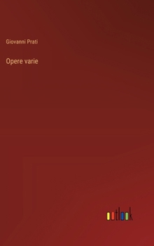Hardcover Opere varie [Italian] Book