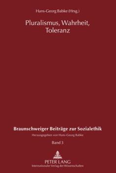 Hardcover Pluralismus, Wahrheit, Toleranz [German] Book