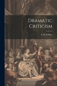 Paperback Dramatic Criticism Book