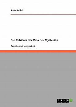 Paperback Die Cubicula der Villa der Mysterien [German] Book