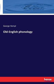 Paperback Old-English phonology Book
