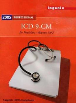 Paperback 2005 ICD-9-CM Professional for Physicians, Volumes 1 and 2 Book