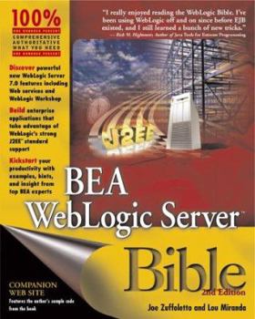 Paperback BEA Weblogic Server Bible Book