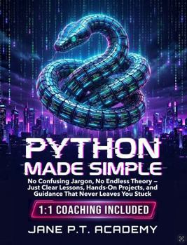 Paperback Python Made Simple: No Confusing Jargon, No Endless Theory — Just Clear Lessons, Hands-On Projects, and Guidance That Never Leaves You Stuck Book