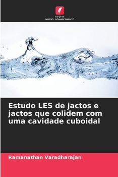 Paperback Estudo LES de jactos e jactos que colidem com uma cavidade cuboidal [Portuguese] Book