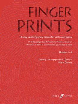 Paperback Fingerprints for Violin and Piano: Grade 1-4 Book