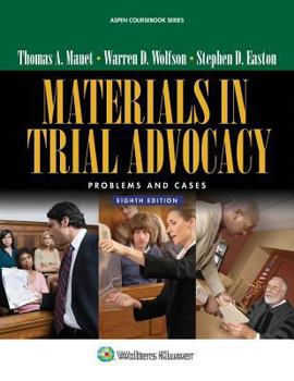 Paperback Materials in Trial Advocacy: Problems and Cases Book