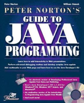 Paperback Peter Norton's Guide to Java Programming: With CDROM Book