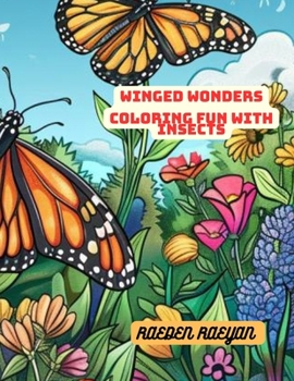 Paperback Winged Wonders: Coloring Fun with Insects and Animals Book