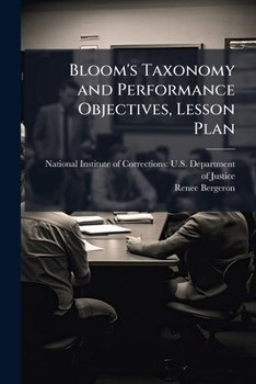 Paperback Bloom's Taxonomy and Performance Objectives, Lesson Plan Book