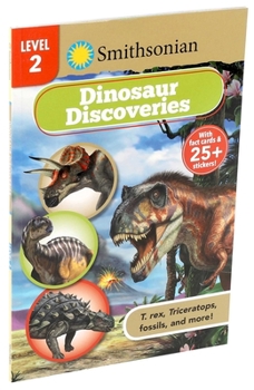 Paperback Smithsonian Reader Level 2: Dinosaur Discoveries Book