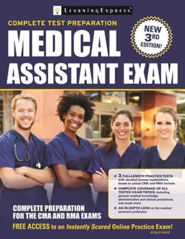 Paperback Medical Assistant Exam: Preparation for the CMA and Rma Exams Book