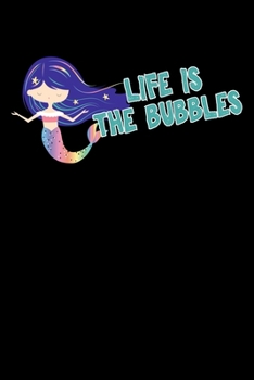 Life Is The Bubbles: Half College Ruled Notebook