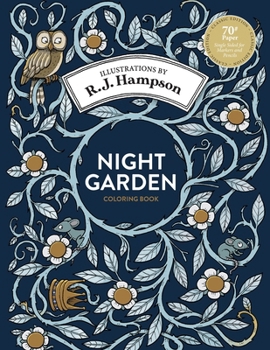 Paperback Night Garden Coloring Book