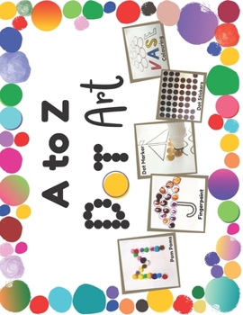 Paperback A to Z DOT ART for Preschooler Book