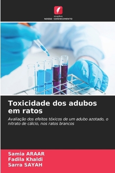 Paperback Toxicidade dos adubos em ratos [Portuguese] Book