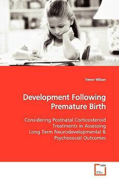Paperback Development Following Premature Birth Book