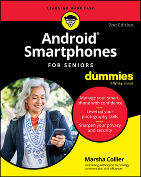 Paperback Android Smartphones for Seniors for Dummies Book