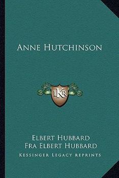 Paperback Anne Hutchinson Book