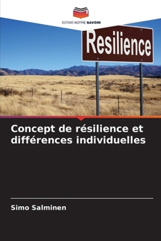 Paperback Concept de résilience et différences individuelles [French] Book