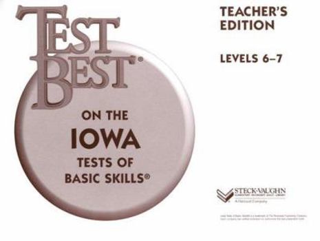 Paperback Test Best Itbs: Teacher's Edition Grade 1 (Level 6 - 7) 1995 Book