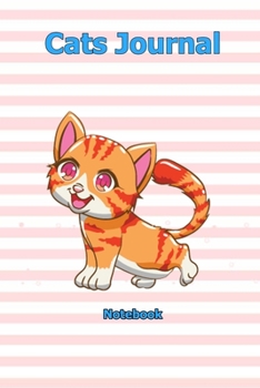 Cats Journal: Notebook 6 x 9 inch With 120 Lined pages