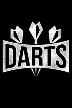 Paperback Darts: Lined A5 Notebook for Darts Players Book