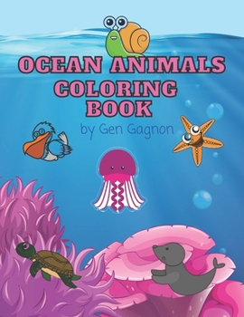 Paperback Ocean Animals Coloring Book: for Pre-Schoolers and First Graders Book