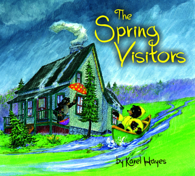 Hardcover Spring Visitors Book