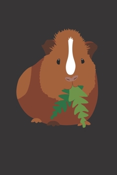 Meerschweinchen frisst Löwenzahn: Notizbuch / Tagebuch - DIN A5 120 Seiten punktiert / Punkteraster - Meerschweinchen Geschenk (German Edition)