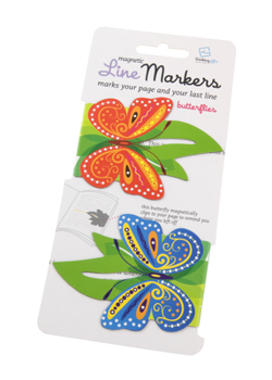 Office Product Linemarkers - Butterflies (Magnetic Bookmark) Book