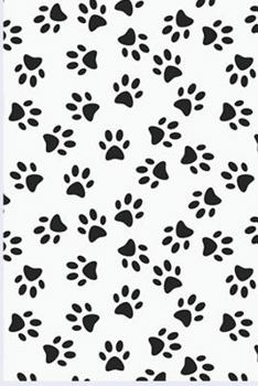 Paperback Paw Print Notebook: For Animal Lovers Book