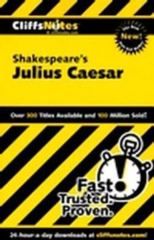 Paperback Cliffsnotes on Shakespeare's Julius Caesar Book