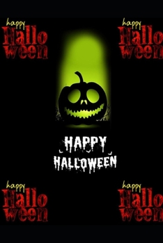 NOTEBOOK HAPPY HALLOWEEN SERIES , 50 WHITE PAGES , 6X9: school notebook , journal