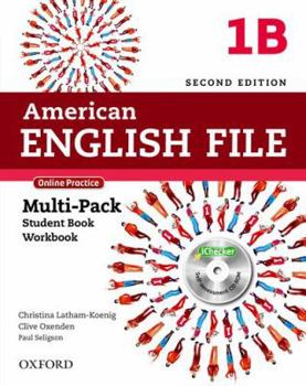 Paperback American English File Second Edition: Level 1 Multi-Pack B: With Online Practice and Ichecker [With CDROM] Book