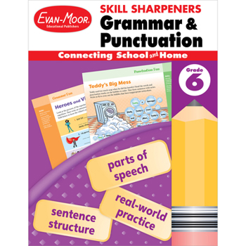 Paperback Skill Sharpeners: Grammar and Punctuation, Grade 6 Book