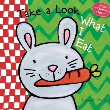 Board book Take a Look, What I Eat Book