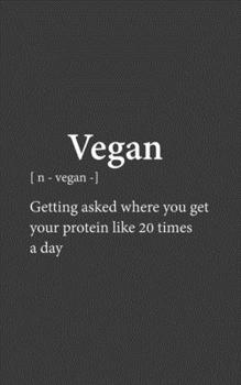 Vegan: Funny Notebook