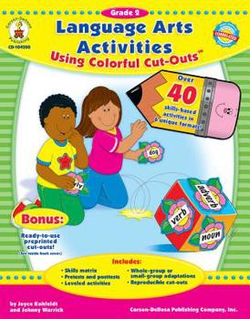 Paperback Language Arts Activities Using Colorful Cut-Outs(tm), Grade 2 Book