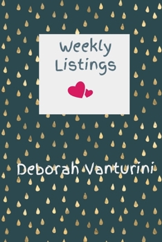 Paperback Weekly Listings: Monday-Sunday Daily Weekly Listing Book For Resellers Reselling Book
