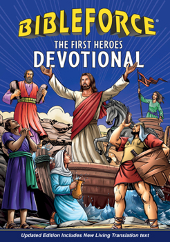 Hardcover Bibleforce Devotional: The First Heroes Devotional Book