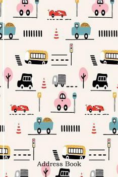 Paperback Address Book: Include Alphabetical Index with Cars Road Sign Zebra Crossing Cover Book