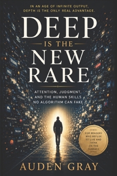 Paperback Deep Is the New Rare: Attention, Judgment, and the Human Skills No Algorithm Can Fake Book