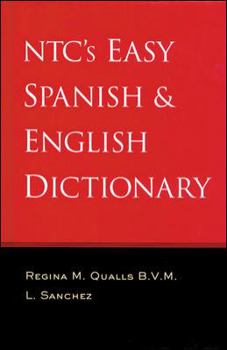 Hardcover NTC's Easy Spanish & English Dictionary Book