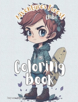 Adventures forest: Chibi coloring book