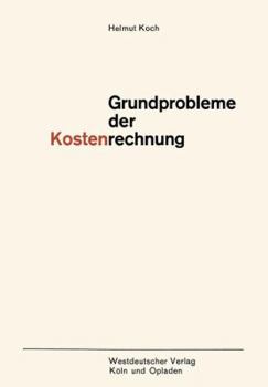 Paperback Grundprobleme Der Kostenrechnung [German] Book