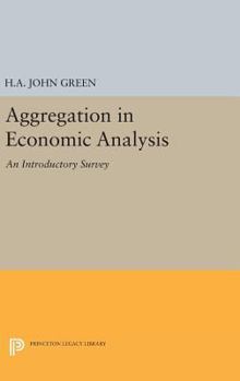 Hardcover Aggregation in Economic Analysis Book